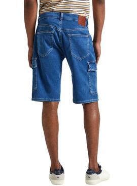 Pepe Jeans Shorts Relaxed Bleu Pour Homme