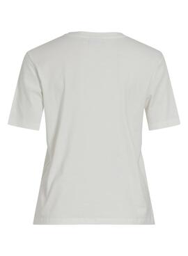 T-shirt Vila Visybil blanc pour femme