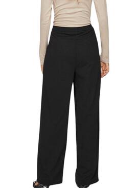 Pantalon Vila Viclava noir pour femme