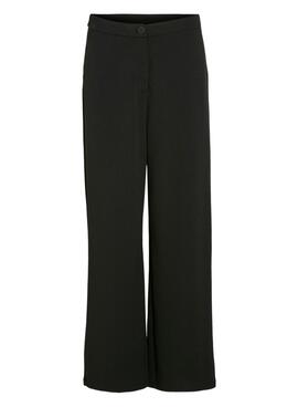 Pantalon Vila Viclava noir pour femme