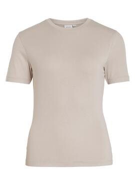 T-shirt Vila Alexia beige pour femme