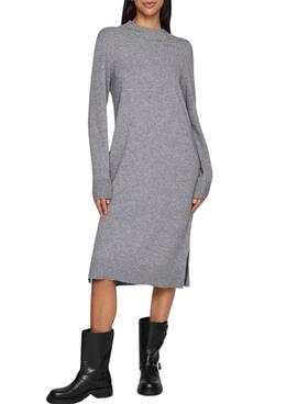 Robe Vila Viril grise pour femme