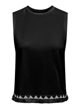 Top Only Liva noir pour femme