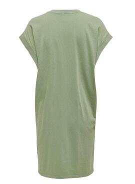 Robe Only Lucy verte pour femme