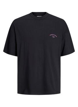 T-shirt Jack and Jones Santorini noir pour homme