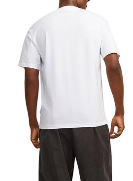 T-shirt Jack and Jones Jorsequioia blanc pour homme