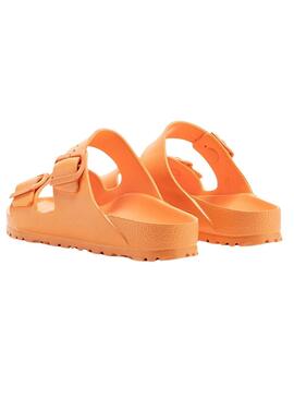 Sandales Birkenstock Arizona étroit ajustement orange pour femme