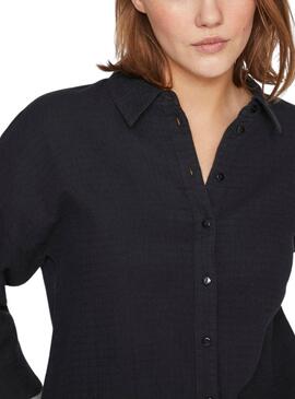 Chemise Vila Ania noire pour femme