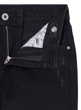 Jupe courte Pepe Jeans A Line noire pour fille