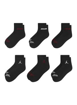 Chaussettes Jordan Legend Ankle Noir pour fille et garçon