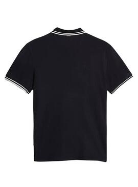 Chemise Polo Napapijri Macas bleue marine pour homme