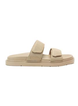 Sandales Ecoalf Frida beige pour femme