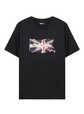 T-shirt Pepe Jeans Clag Noir pour Homme