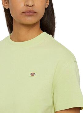 T-Shirt Dickies Oakport Vert pour Femme