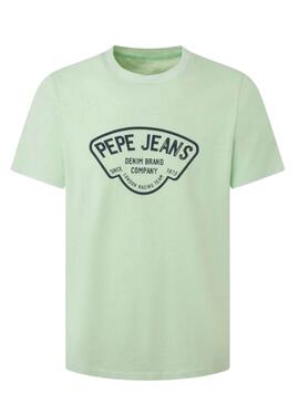 T-shirt Pepe Jeans Cherry Vert pour Homme