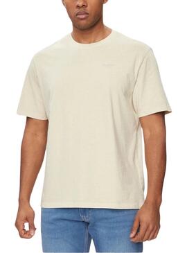 T-shirt Pepe Jeans basique avec logo imprimé pour homme.