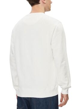 Sweatshirt Pepe Jeans Ruwan Blanc Pour Homme