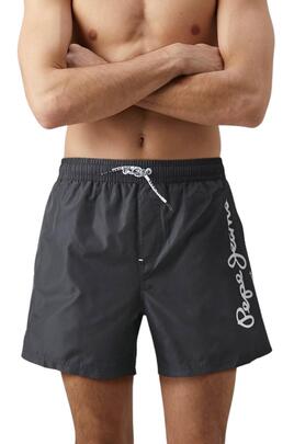Maillot de bain Pepe Jeans Logo Noir pour Homme