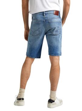 Shorts Pepe Jeans Slim Bleu pour Homme