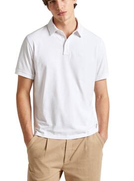 Polo Pepe Jeans Harper Blanc Pour Homme