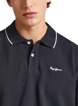 Polo Pepe Jeans Hans Noir Pour Homme