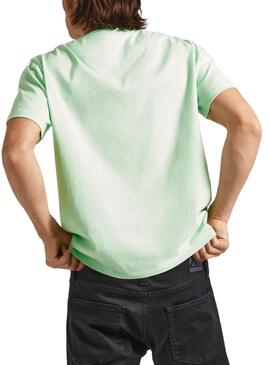 T-shirt Pepe Jeans Cedric Vert Pour Homme