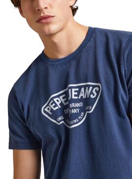 T-shirt Pepe Jeans Cherry Marine Pour Homme