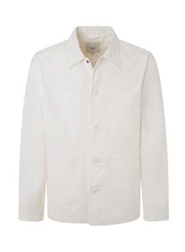 Chemise Pepe Jeans Lowell Blanc Pour Homme