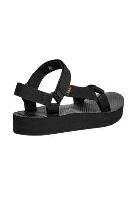 Sandales Teva Hurricane en caoutchouc noir pour femme