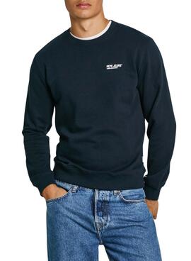 Sweatshirt Pepe Jeans Sam bleu marine pour homme