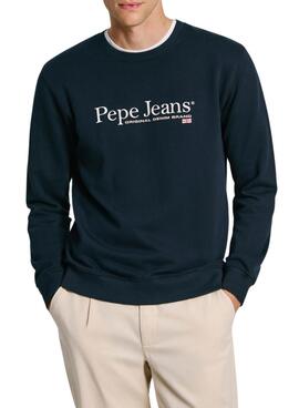 Sweatshirt Pepe Jeans Sean marine pour homme