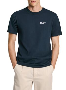 T-shirt Pepe Jeans Sam bleu marine pour homme