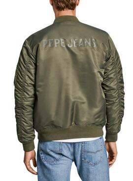 Veste de chasse Pepe Jeans Tenner verte pour homme