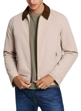 Veste Pepe Jeans Tarrington beige pour homme