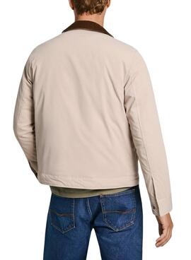 Veste Pepe Jeans Tarrington beige pour homme