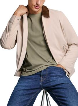 Veste Pepe Jeans Tarrington beige pour homme