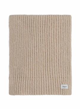 Bonnet Pepe Jeans Weneba Beige pour Femme