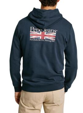 Sweatshirt Pepe Jeans Sedric bleu pour homme