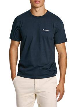 T-shirt Pepe Jeans Alfie bleu pour homme