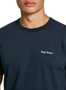 T-shirt Pepe Jeans Alfie bleu pour homme