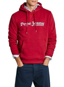 Sweatshirt Pepe Jeans Somers rouge pour homme