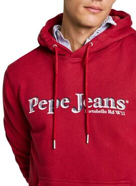 Sweatshirt Pepe Jeans Somers rouge pour homme