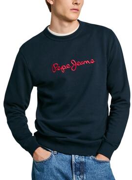 Sweatshirt Pepe Jeans New Joe marine pour homme