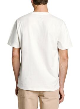 T-shirt Pepe Jeans Ashram blanc pour homme