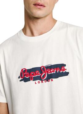 T-shirt Pepe Jeans Ashram blanc pour homme