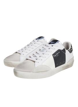 Baskets Pepe Jeans Lane blanc pour femme