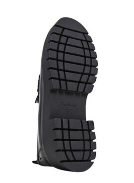 Mocassins Pepe Jeans Queen noir pour femme