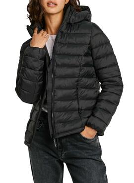 Manteau Pepe Jeans Ammy Long noir pour femme