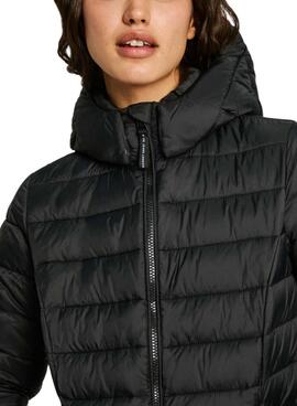 Manteau Pepe Jeans Ammy Long noir pour femme