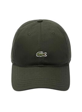 Casquette basique Lacoste verte pour homme